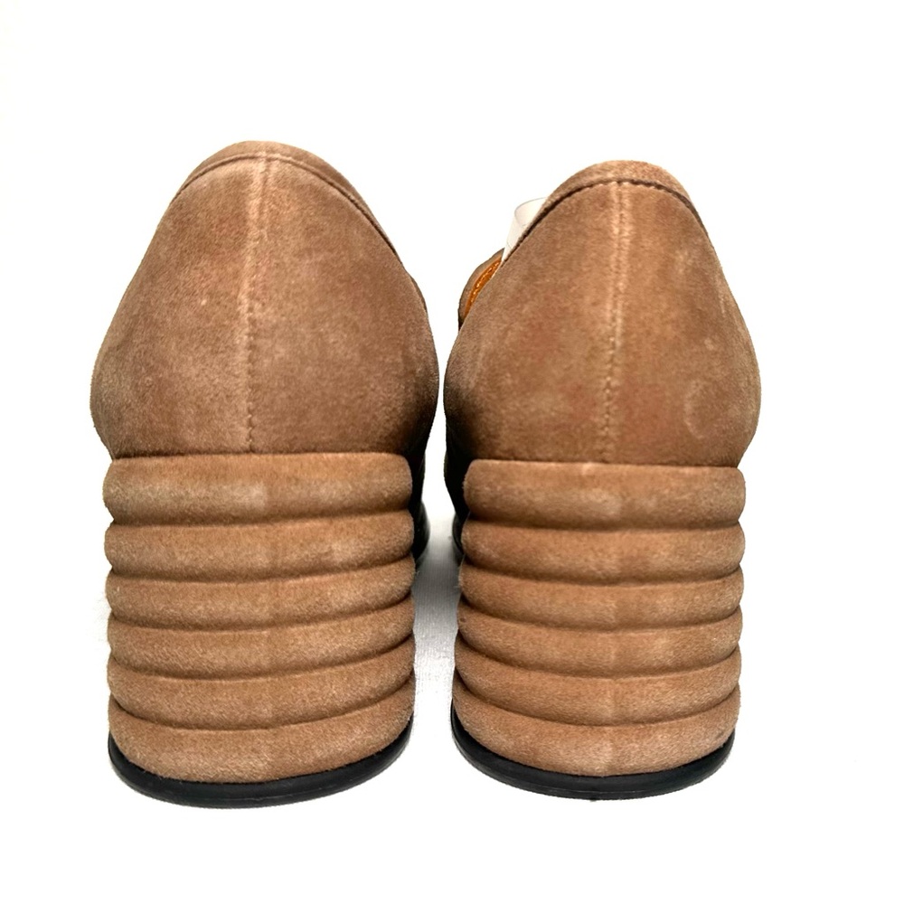 Saint G Valentina Taupe Suede Pumps - Picture 7 of 8